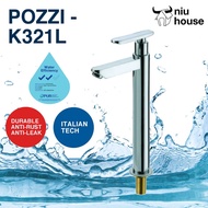 Pozzi Brand K321L table top mounted cold water tap.