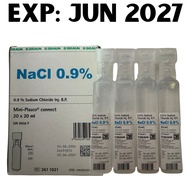 B. Braun 0.9% Sodium Chloride NaCl Saline Injection B.P. 20mL 20 Ampoules/Box