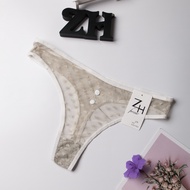 ZH-FOREVER.279 กางเกงในลูกไม้ผ้าชีฟอง