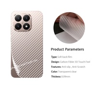Back Carbon Fiber Film for Xiaomi 15T Pro 15T 15TPro 2025 Protector Transparent Soft Film