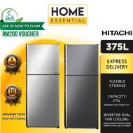 Hitachi 375L Inverter 2 Door Series Refrigerator R-VX420PM9 BSL |  R-VX420PM9 BKK