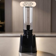 LOVIVER Beer Vertical Dispenser Dispenser Volume Markings Tabletop Beer Dispenser Clear