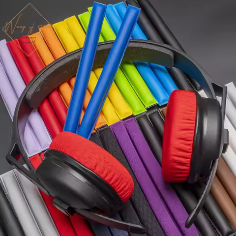 Replacement Ear Pads Earpads Foam Cushion Headband Head Bands for Sennheiser HD25 HD 25 HD25-1 HME25