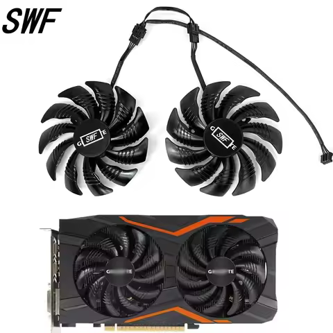 New 88MM PLD09210S12HH T129215SU 4Pin Cooler Fan For Gigabyte GeForce GTX1060 1070 GTX 1050ti GTX 96