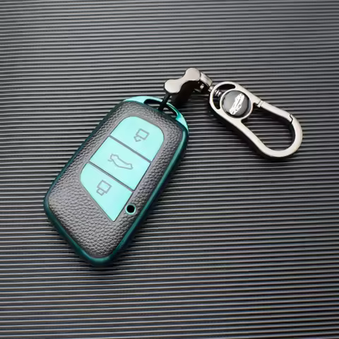 TPU Car Key Cover For Chery EQ1 Little Ant New Energy QQ Ice Cream Remote Fob Cases Keyshell Keychai