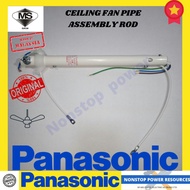Panasonic / KDK Ceiling Fan Rod Pipe Assembly Rod (Fan Rod Only) F-M15A0 / K-15V0 / Batang Kipas Siling **Original**