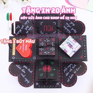 (Material) Love Box 5-Tier Gift Box - FREE PRINTED 20 PHOTOS | Love Box Gift Box | DIY Love Gift Box