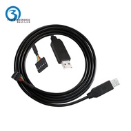 USB to DuPont 6PIN Serial Port Download Cable FT232+ZT213 Dual-Core FT232 Testing Cable L = 1.8M