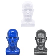 Male Mannequin Head Professional Manikin Head for Display Wigs Hats Headphone Mask-ro2