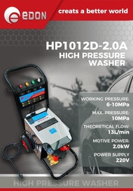 Mesin High pressure Washer Gasoline Jet cleaner Bensin HP1012D-2.0 A