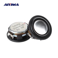 AIYIMA 2Pcs 34MM ลำโพงขนาดเล็ก8 Ohm 2W แม่เหล็กนีโอไดเมียความถี่เต็มรูปแบบลำโพงวิทยุอ่างอลูมิเนียมขอ