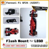 Flush Wall Mount For Lego Technic Ferrari F1 SF24 (42207)