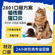 新日期2801猫传腹干性湿性口服杯状口炎猫咪腹水黄疸New Date 2801 Cat Abdominal Dry Moist Mouthkued650.my