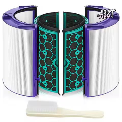 HEPA & Carbon Filter for Dyson TP04, HP04, DP04, TP05, HP05 - 360° Sealed Two-Stage Purifier System