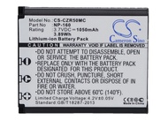 VINTRONS 1050mAh Replacement Battery for CASIO Exilim EX-ZR50