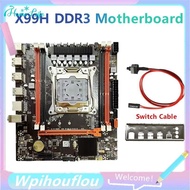 [HoME&life] DDR3 Motherboard Kit X99H LGA2011-V3 4X DDR3 Slots M. 2 NVME Support for E5-26XX V3 E5-2
