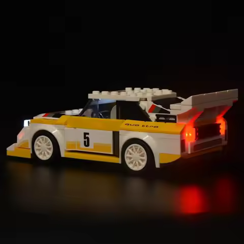 LED Light Set For LEGO 76897 Speed Champions 1985 Audi Sport quattro S1 For Car Toys Building Blocks