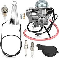 JAVIK Carburetor Carb Kit With Throttle Cable For Arctic Cat 366 400 4x4 2005-2011 O.E.M# 0470-737