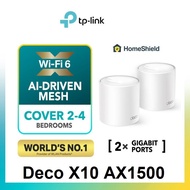 TP-Link Deco X10 AX1500 Whole Home AI-Driven WiFi 6 Mesh Router