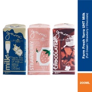 Farm Fresh UHT Yarra Full Cream / Strawberry / Chocolate Milk (200ML)