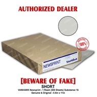 Van Hawk Newsprint Paper Papers SHORT LONG A4 News Print Vanhawk Newsprint Starmark - 1 Ream