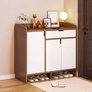 【lulumall.my】Large Shoes Cabinet Shoes Rack Rak Kasut almari kasut bertutup Ikea kabinet kasut Adjustable Shelf Storage