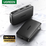 UGREEN HDMI Switch Mi Box 3 In 1 out HDMI Switcher 4K/30Hz for TV box PS4 Switch HDMI 4K with Contro