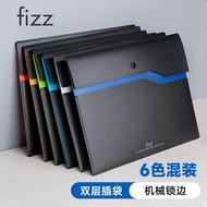 UGQX folder mekanikal A4 fail folder tahan air premium 6 warna 【文件夹】tebal kunci mekanikal fail folde
