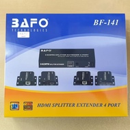 BF-141 HDMI SPLITTER EXTENDER 4 PORT OVER UTP CAT6 LAN CABLE