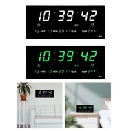 [jh7zzil04z] LED Clock Alarm Clock Weekly Time Calendar Display Desk Clock for Office School Home