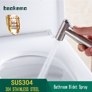 Baokemo 304 Stainless Steel Bidet ShowerHand Held Toilet Bidet Sprayer Bathroom Shower