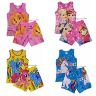Set Sando +Short Terno For Girl Kids