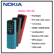 [Malaysia Set] Nokia 105 4G New With 1 Year Warranty By Nokia Malaysia Original Feature Phones