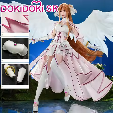 IN STOCK Yuuki Asuna Cosplay Costume Anime Sword Art Online Cosplay DokiDoki-SR Female Costume The G