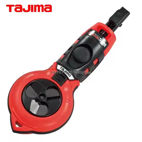 Tajima 15/20/30M Automatic Rewinding Carpentry Ink Drawing Line Marker Carpenter Tools Wood Scriber 
