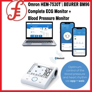 Omron HEM-7530T \ BEURER BM96 Complete ECG Monitor + Blood Pressure Monitor