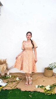 FILIPINIANA FLORAL DRESS