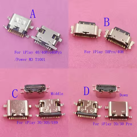 2-10Pcs Charging Port Plug Charger USB Dock Connector Type C For Alldocube U89 40 40H Power M3 T1001