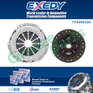 Exedy Daikin Clutch Kit Set TY549035U Toyota Vios NCP42 Corolla AE92 AE101 Altis 1.6 ZZE121 4A - (8 