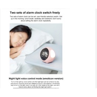 Alarm Clock Kter Emoji Pink Cute Alarm Clock Desk Clo Sleep Sahur