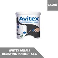 KEDAI TUKANG - AVITEX Alkali Resisting Primer 4kg Cat Dasar Tembok Dinding 4 kg