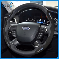 Ciscos Car Steering Wheel Cover Car Interior Accessories For Ford Ranger Fiesta Focus Mustang Ranger Raptor Ecosport Ranger Wildtrak Everest
