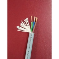 LOOSE CUT 40/0.76 x 3C 100% Pure Full Copper 3 Core Flexible Wire Cable PVC Insulated Sheathed Buy 1= 1meter (3.2feets)