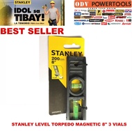 STANLEY Magnetic Torpedo Level 200mm/8" (STHT42291-8)~ODV POWERTOOLS