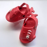 Dulux 371E Let Ikan Sandal Anak Selop Tali Belakang Motif Ikan Paus Baby Shark Merek Dulux Sendal He