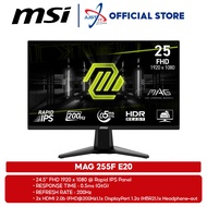 MSI MAG 255F E20 / MAG255F E20 / G255F GAMING MONITOR ( 24.5" FHD / RAPID IPS / 0.5 MS GTG / 200HZ /