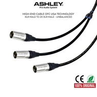 ASHLEY ASHLEY | Ashley Audio Cable 1x XLR Male to 2x XLR Male | Ashley Official Store - Ashley Pro A