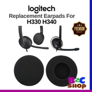 🔥𝗥𝗘𝗔𝗗𝗬 𝗦𝗧𝗢𝗖𝗞🔥 2 Pairs - Logitech H330 / H340 Replacement Soft Foam Earpads Cushion Earpad