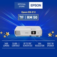 [Redeem TNG RM50] Epson EB-E12 XGA 3LCD 3600 Lumens Projector