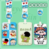 Wholesale New Style Japanese Crayon Shin-Chan Cartoon Card Holder Thickened Shock-resistant Cute Student ID School Badge Tag Name Tag Holder Bus Card MRT Card Subway Card Fitness Card Game Card Book Card Membership Card Protective Case